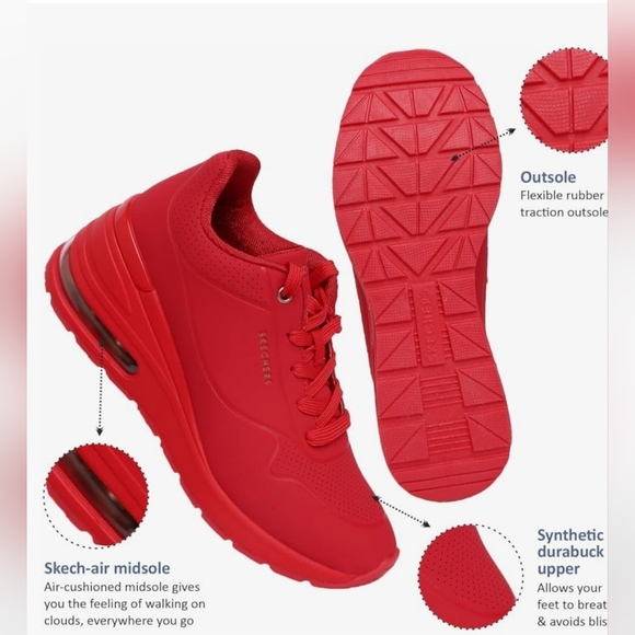 Skechers Womens Million Air Elevated Air - Picture 3 of 14